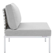 Load image into Gallery viewer, Harmony 8-Piece Sunbrella¨ Basket Weave Outdoor Patio Aluminum Sectional Sofa Set by Modway