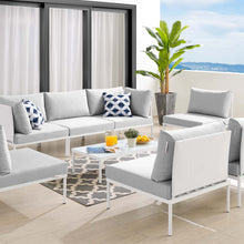 Load image into Gallery viewer, Harmony 8-Piece Sunbrella¨ Outdoor Patio Aluminum Sectional Sofa Set by Modway