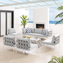 Load image into Gallery viewer, Harmony 8-Piece Sunbrella¨ Outdoor Patio All Mesh Sectional Sofa Set by Modway