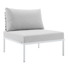 Load image into Gallery viewer, Harmony 8-Piece Sunbrella¨ Basket Weave Outdoor Patio Aluminum Sectional Sofa Set by Modway