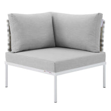 Load image into Gallery viewer, Harmony 8-Piece Sunbrella¨ Basket Weave Outdoor Patio Aluminum Sectional Sofa Set by Modway