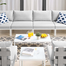 Load image into Gallery viewer, Harmony 8-Piece Sunbrella¨ Outdoor Patio Aluminum Sectional Sofa Set by Modway