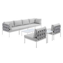 Load image into Gallery viewer, Harmony 8-Piece Sunbrella¨ Outdoor Patio Aluminum Sectional Sofa Set by Modway