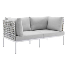 Load image into Gallery viewer, Harmony 8-Piece Sunbrella¨ Basket Weave Outdoor Patio Aluminum Seating Set by Modway