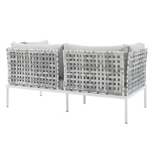 Load image into Gallery viewer, Harmony 8-Piece Sunbrella¨ Basket Weave Outdoor Patio Aluminum Seating Set by Modway