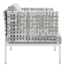Load image into Gallery viewer, Harmony 10-Piece Sunbrella¨ Basket Weave Outdoor Patio Aluminum Sectional Sofa Set by Modway
