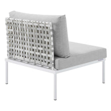 Load image into Gallery viewer, Harmony 10-Piece Sunbrella¨ Basket Weave Outdoor Patio Aluminum Sectional Sofa Set by Modway