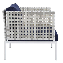 Load image into Gallery viewer, Harmony 10-Piece Sunbrella¨ Basket Weave Outdoor Patio Aluminum Sectional Sofa Set by Modway