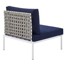 Load image into Gallery viewer, Harmony 10-Piece Sunbrella¨ Basket Weave Outdoor Patio Aluminum Sectional Sofa Set by Modway