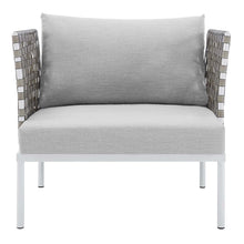 Load image into Gallery viewer, Harmony Sunbrella¨ Basket Weave Outdoor Patio Aluminum Armchair by Modway