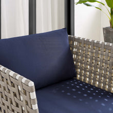 Load image into Gallery viewer, Harmony Sunbrella¨ Basket Weave Outdoor Patio Aluminum Armchair by Modway
