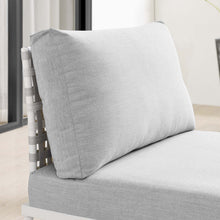 Load image into Gallery viewer, Harmony Sunbrella¨ Basket Weave Outdoor Patio Aluminum Armless Chair by Modway
