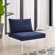 Load image into Gallery viewer, Harmony Sunbrella¨ Outdoor Patio Aluminum Armless Chair by Modway
