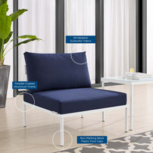 Load image into Gallery viewer, Harmony Sunbrella¨ Outdoor Patio Aluminum Armless Chair by Modway