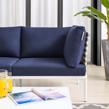 Load image into Gallery viewer, Harmony Sunbrella¨ Basket Weave Outdoor Patio Aluminum Loveseat by Modway