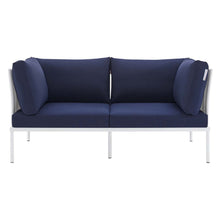 Load image into Gallery viewer, Harmony Sunbrella¨ Outdoor Patio Aluminum Loveseat by Modway