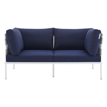 Load image into Gallery viewer, Harmony Sunbrella¨ Outdoor Patio Aluminum Loveseat by Modway