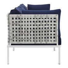 Load image into Gallery viewer, Harmony Sunbrella¨ Basket Weave Outdoor Patio Aluminum Sofa by Modway