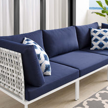 Load image into Gallery viewer, Harmony Sunbrella¨ Basket Weave Outdoor Patio Aluminum Sofa by Modway