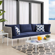 Load image into Gallery viewer, Harmony Sunbrella¨ Basket Weave Outdoor Patio Aluminum Sofa by Modway