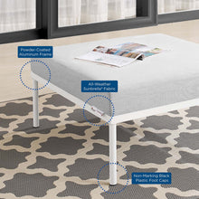 Load image into Gallery viewer, Harmony Sunbrella¨ Outdoor Patio Aluminum Ottoman by Modway