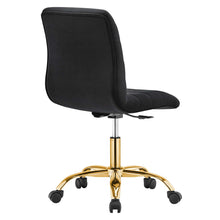 Load image into Gallery viewer, Ripple Armless Performance Velvet Office Chair by Modway