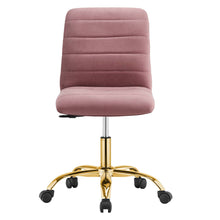 Load image into Gallery viewer, Ripple Armless Performance Velvet Office Chair by Modway