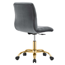 Load image into Gallery viewer, Ripple Armless Performance Velvet Office Chair by Modway