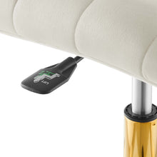 Load image into Gallery viewer, Ripple Armless Performance Velvet Office Chair by Modway