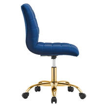Load image into Gallery viewer, Ripple Armless Performance Velvet Office Chair by Modway