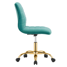 Load image into Gallery viewer, Ripple Armless Performance Velvet Office Chair by Modway
