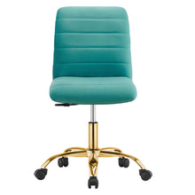 Load image into Gallery viewer, Ripple Armless Performance Velvet Office Chair by Modway