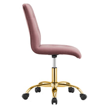 Load image into Gallery viewer, Prim Armless Performance Velvet Office Chair by Modway