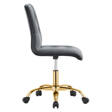 Load image into Gallery viewer, Prim Armless Performance Velvet Office Chair by Modway