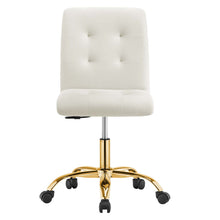 Load image into Gallery viewer, Prim Armless Performance Velvet Office Chair by Modway