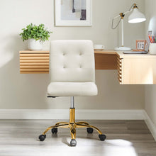 Load image into Gallery viewer, Prim Armless Performance Velvet Office Chair by Modway