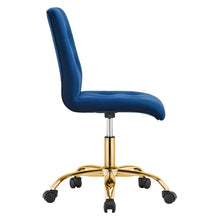 Load image into Gallery viewer, Prim Armless Performance Velvet Office Chair by Modway