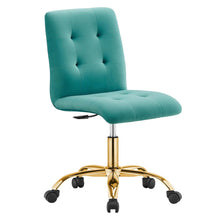 Load image into Gallery viewer, Prim Armless Performance Velvet Office Chair by Modway