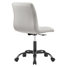 Load image into Gallery viewer, Ripple Armless Vegan Leather Office Chair by Modway