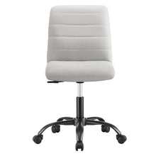 Load image into Gallery viewer, Ripple Armless Vegan Leather Office Chair by Modway