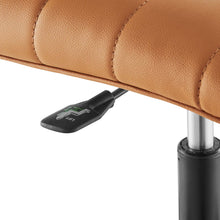 Load image into Gallery viewer, Ripple Armless Vegan Leather Office Chair by Modway
