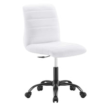 Load image into Gallery viewer, Ripple Armless Vegan Leather Office Chair by Modway