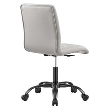 Load image into Gallery viewer, Prim Armless Vegan Leather Office Chair by Modway