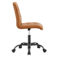 Load image into Gallery viewer, Prim Armless Vegan Leather Office Chair by Modway