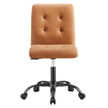 Load image into Gallery viewer, Prim Armless Vegan Leather Office Chair by Modway