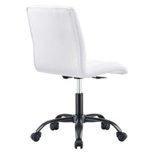 Load image into Gallery viewer, Prim Armless Vegan Leather Office Chair by Modway
