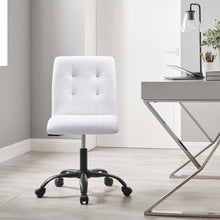 Load image into Gallery viewer, Prim Armless Vegan Leather Office Chair by Modway