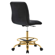 Load image into Gallery viewer, Ripple Armless Performance Velvet Drafting Chair by Modway