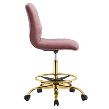 Load image into Gallery viewer, Ripple Armless Performance Velvet Drafting Chair by Modway
