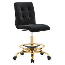 Load image into Gallery viewer, Prim Armless Performance Velvet Drafting Chair by Modway